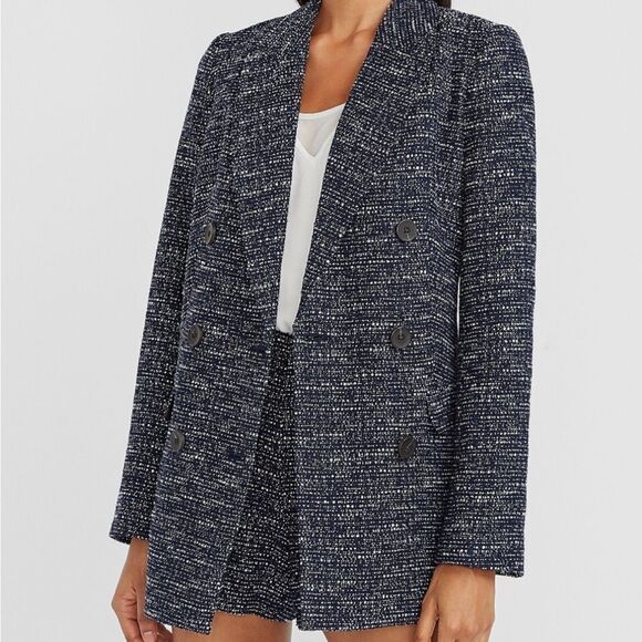 Express Jackets & Blazers - Express Double Breasted Boucle Set
